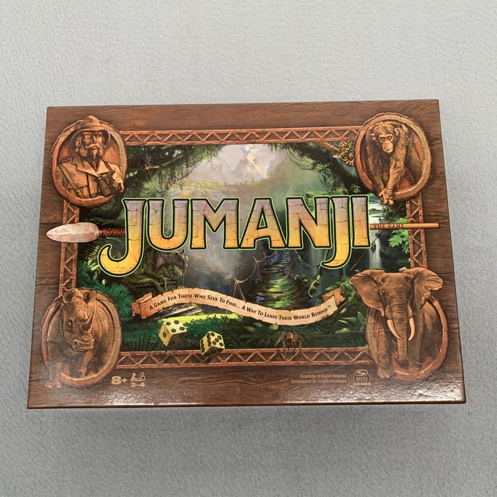 Jumanji The Game: The Classic Scary Adventure Family Board Game BRAND NEW SEALED
